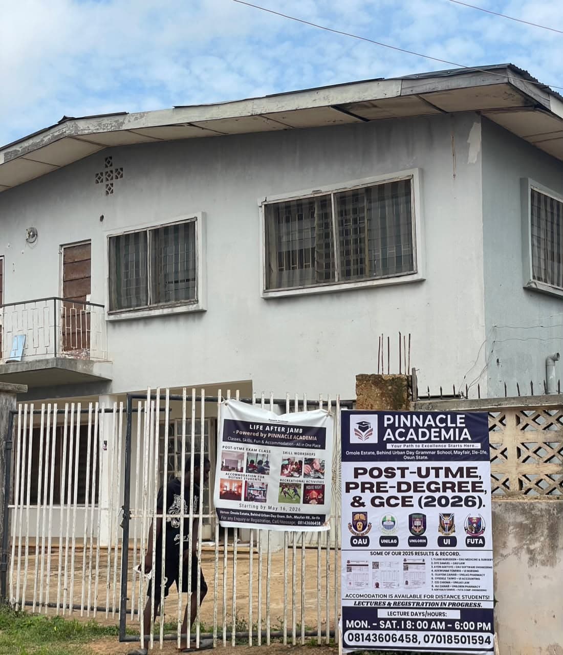 Pinnacle Academia Physical Center Gate